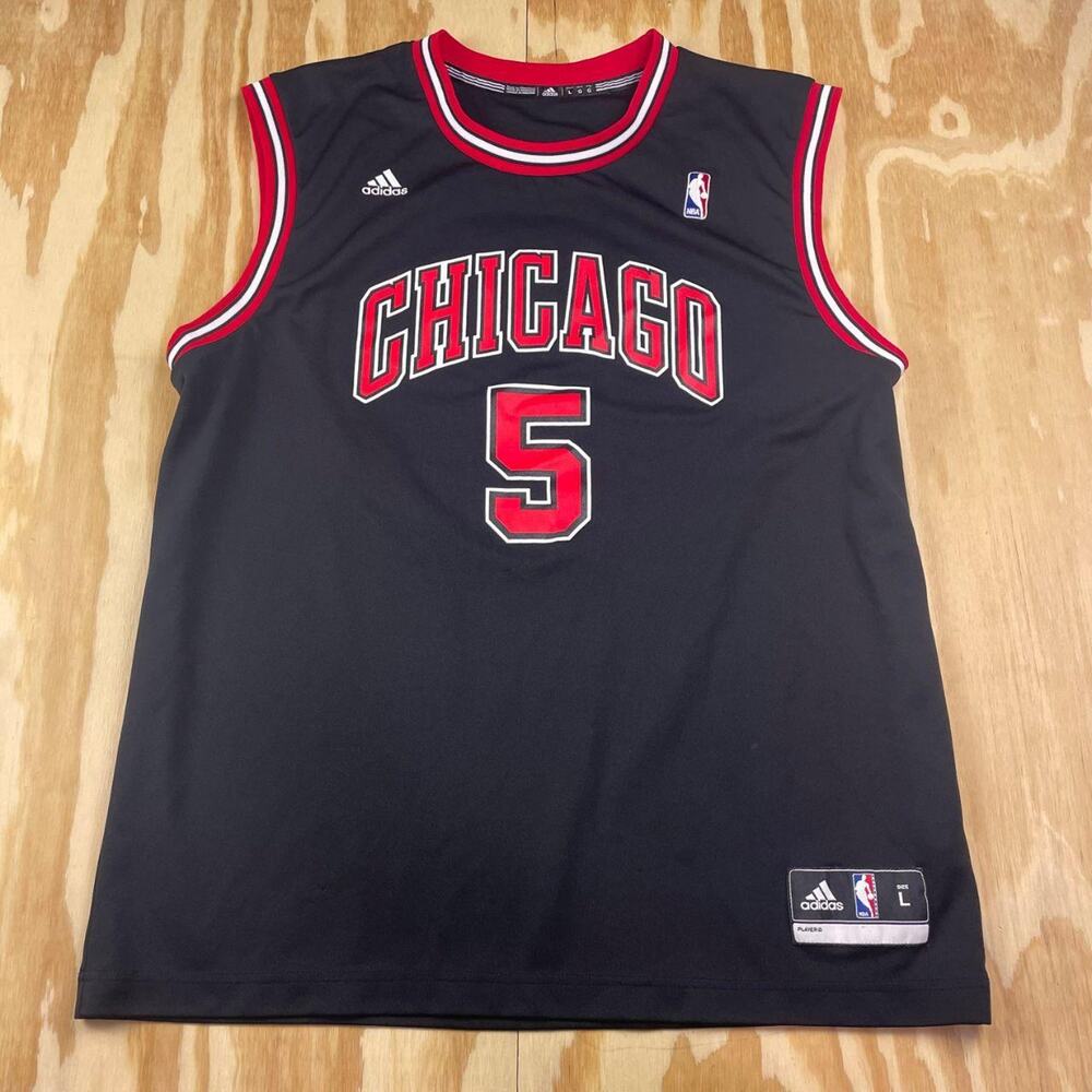 Adidas Chicago Bulls Carlos Boozer  Jersey – Black/Red – Men’s L